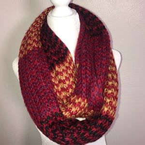NEW Macy’s Brand Red/Orange Infinity Scarf